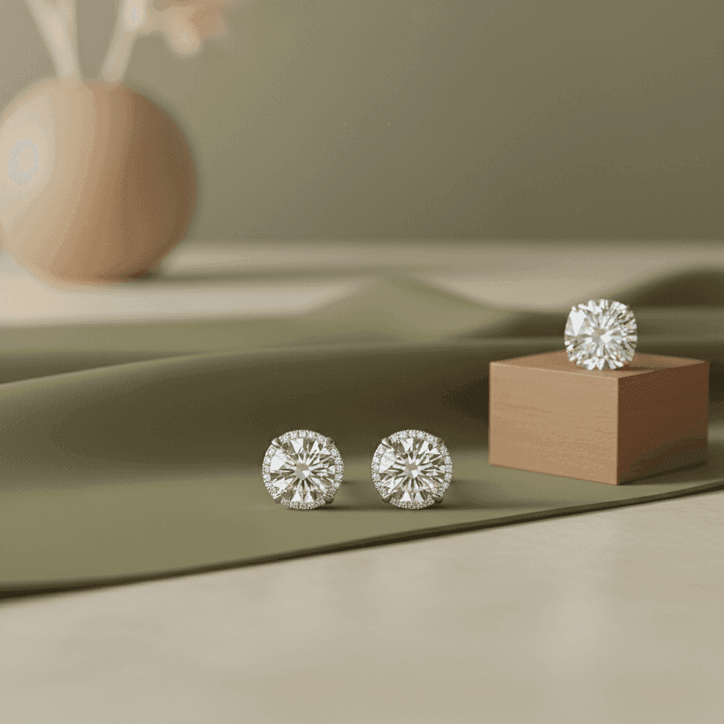 Classic Diamond Earrings